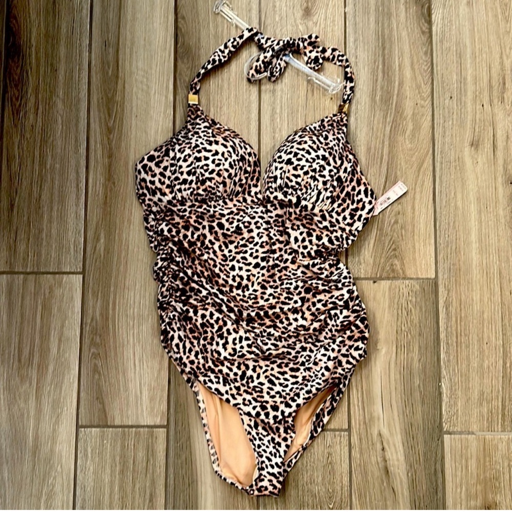 Sexy Victoria secrets m forever cheetah print XXL SWIMSUIT 😍